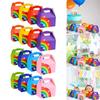 Pack of 16 Elegant Rainbows Candy Box Recyclable Cardboard Box with Handle Colorful Treat Box for Birthdays and Weddings