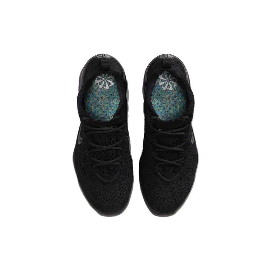 Nike Air VaporMax 2023 Flyknit Черные переливающиеся женские кроссовки Металлик-Серебристый Многоцветный FD3148-001