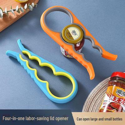 Многофункциональный ручной инструмент для укупорки: 4-в-1 открывалка для бутылок и консервных банок на кухне