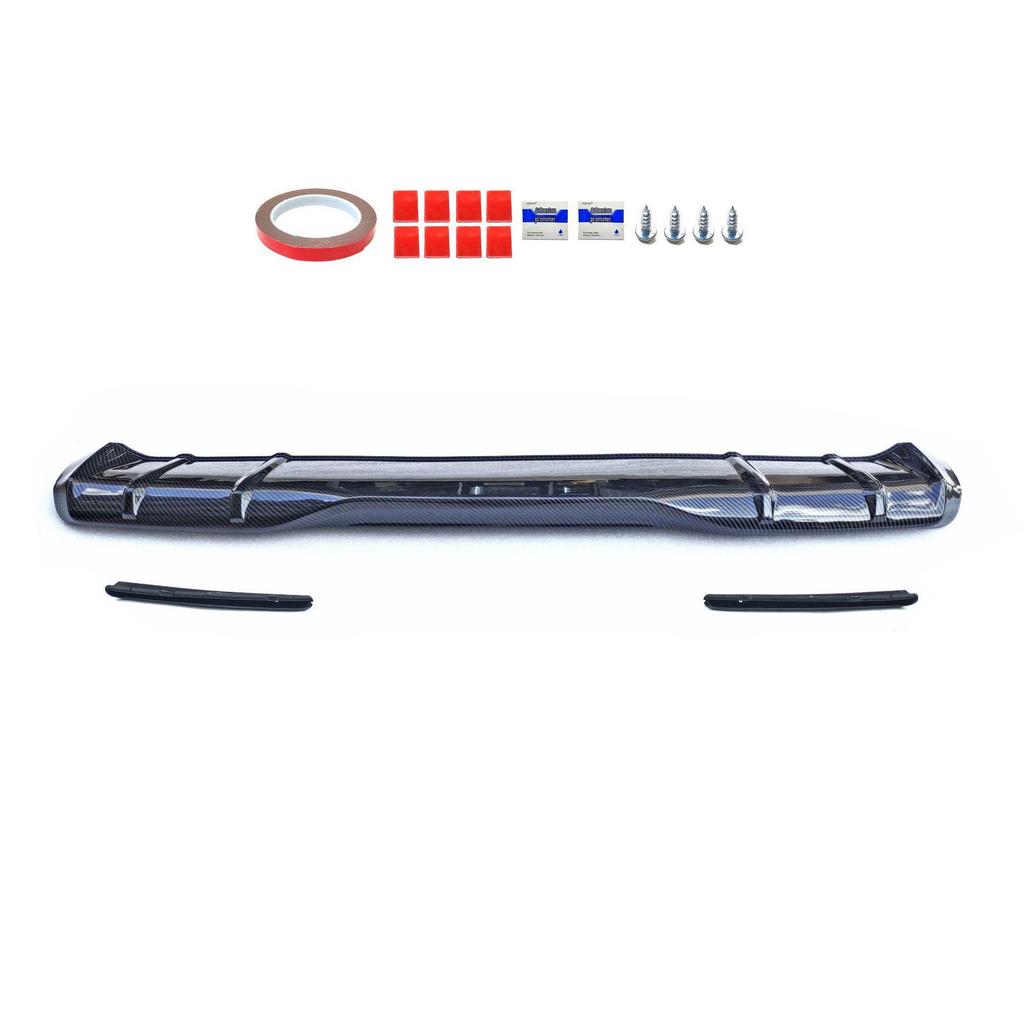 Комплект обвеса Civic 11-го поколения US Sport 2022 г.: Передний сплиттер, боковые юбки, задний спойлер и диффузор.