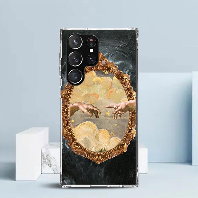 Rene Magritte Art Phone Case For Samsung Galaxy S24 S25 Edge S26 Ultra S22 S23 Plus S21 + S20 FE Soft TPU Back Cover Galaxy S22