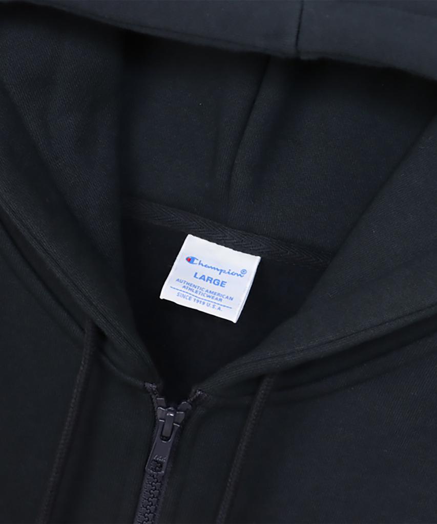 Champion Толстовка на молнии с логотипом C, regular fit, темно-синяя