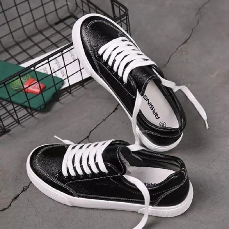 Большие размеры 43 44, белые кожаные туфли, женские низкие кроссовки, вулканизированная спортивная обувь, пара, кроссовки для женщин, парусиновые кроссовки, теннис