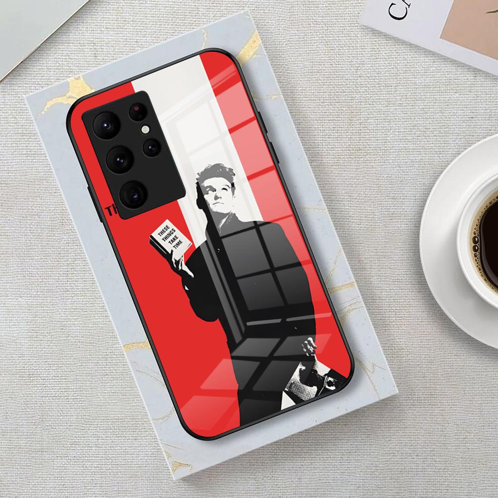 Band The Smith Phone Case For Samsung S26 S25 Edge Ultra 23 22 21 20 Ultra Plus S24 Fe Glass Cover