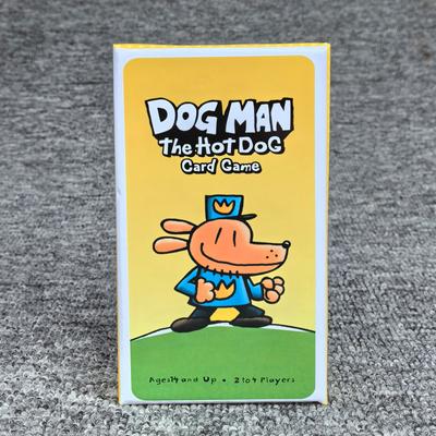 Английская версия Dog Man The Hot Dog Card Game Hot Dog Children's Card Game