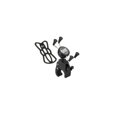 RAM MOUNTS Прочный зажимной держатель для смартфонов с черным X-образным захватом и ремешком, (RAM-HOL-UN7-400U)