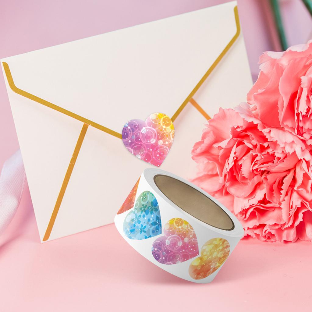 Самоклеящаяся наклейка в виде сердца 2,5 см, простая в использовании для пар, студентов и любителей рукоделия, разнообразные декоративные потребности