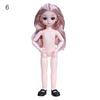 1 набор 30 см забавная красивая сверхлегкая пластиковая кукла с прямыми вьющимися волосами BJD тело игрушка для детей
