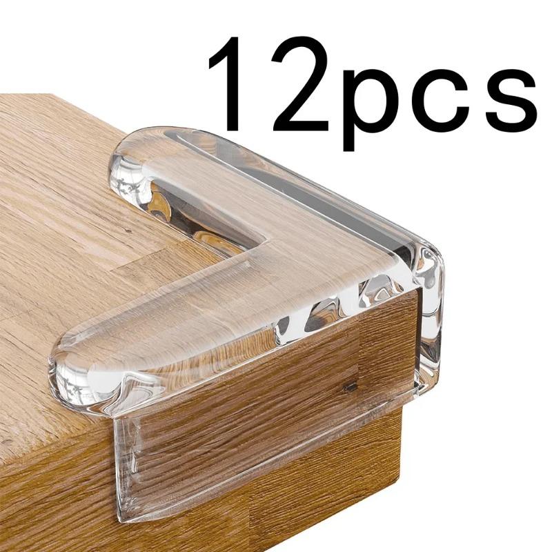 4-16 шт. Защита углов стола из мягкой резины для безопасности детей, Чехол для журнального столика, Прозрачные накладки для защиты кромок от детских ударов