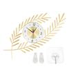 Modern Wall Clock Iron Durable Unique Shape Hand Welding Decoration for Living Rooms Kindergartens
