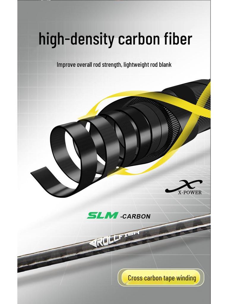 Carbon Pistol Handle ML Action Lure Fishing Rod - General Purpose