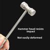 2Pcs/Set Anti-Skid Steel Jewelry Hammer Durable Bracelet Repair Tool  Metal Stamping