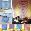 Hippie Shawls Bedspread Hanging Decor Indian Mandala Tapestry Beach Towel Yoga Mat Thin Blanket