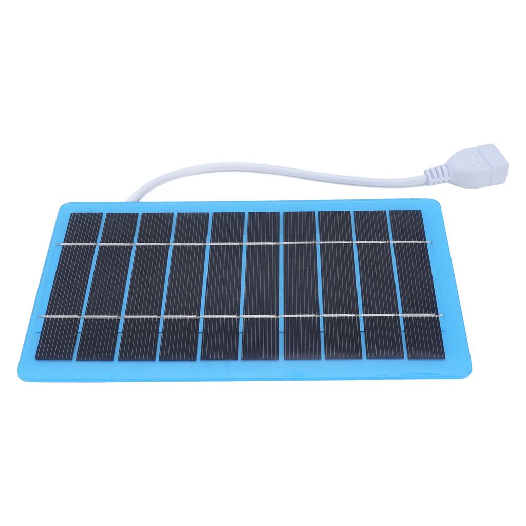Солнечная панель 5 Вт 5 В Монокристаллический кремний Эффективная зарядка Легкий Портативное зарядное устройство для солнечной панели