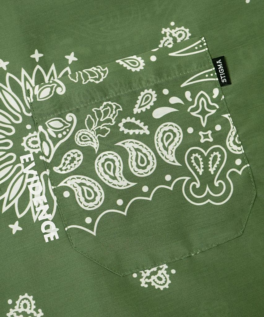 STIGMA 23 Рубашки с коротким рукавом Paisley Хаки