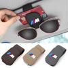 Car Sunglasses Holder Eyeglasses Hanger Sun Visor Glasses Clip For BMW M Power X1 e84 X3 f25 X5 e53 x6 e71 ix3 i3 320i 330d M4 F5