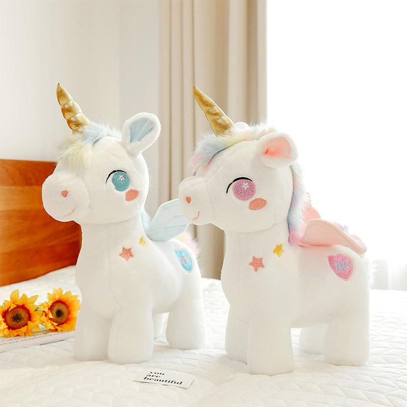Cute Starry Sky Unicorn Doll Plush Toy Doll Pillow Girl Gift