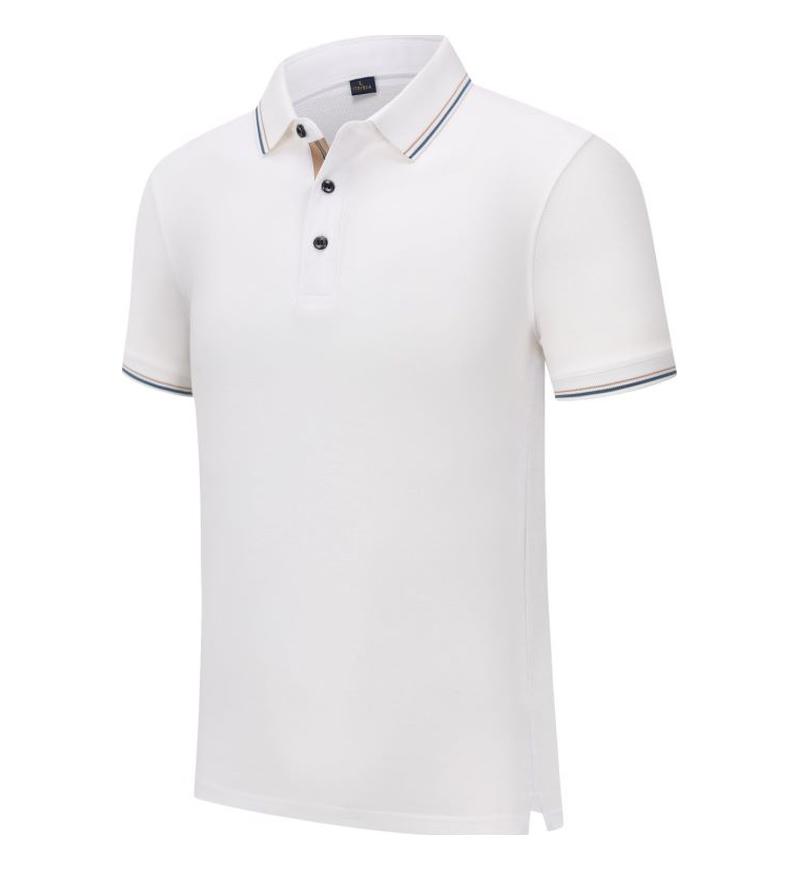 Летняя повседневная рубашка Командный топ для мужчин и женщин Отложной воротник Короткий рукав Однотонная футболка YG-246