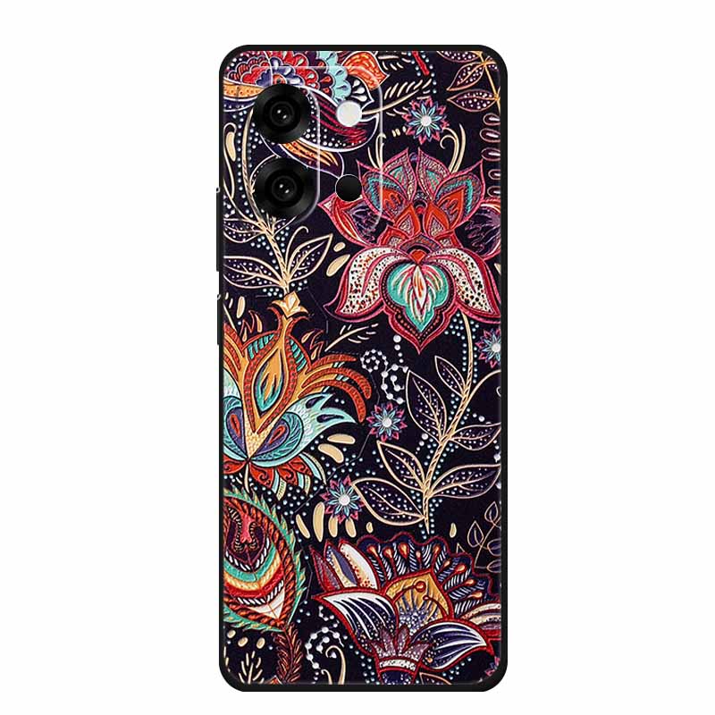 3D Тисненый Чехол Для OnePlus 13T 2025 Чехол Для Телефона 13 T Coque Цветы Силиконовый Мягкий Задний Чехол Для OnePlus 13s 2025 Чехол 13 s Funda