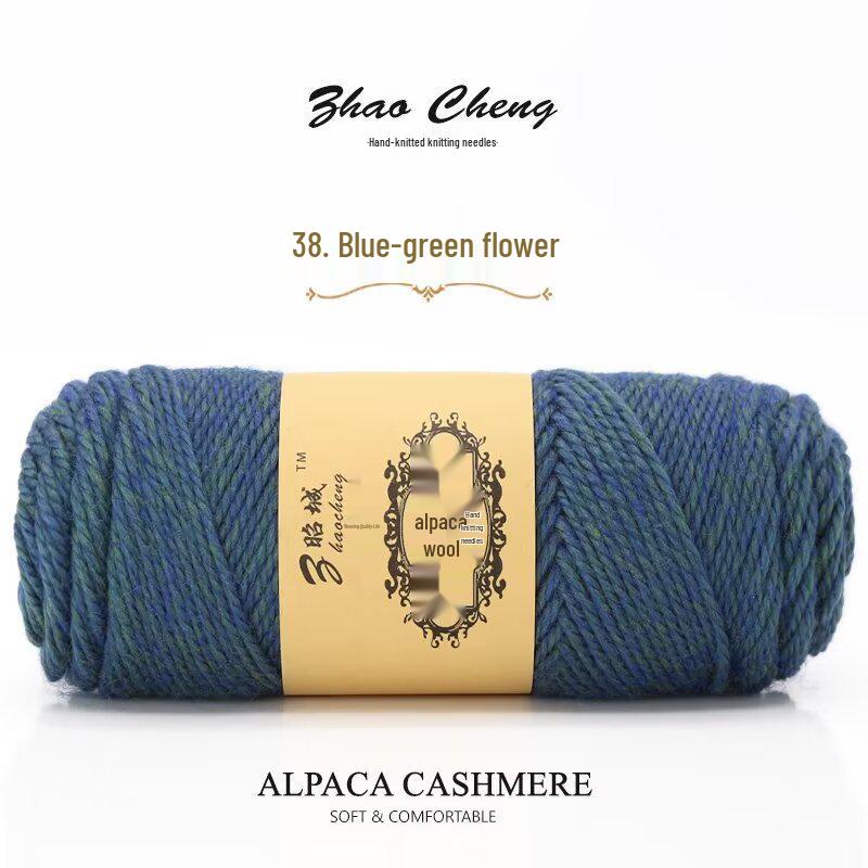 Шарф-подушка из альпаки ручной вязки – Средней толщины, Мягкий, Сделай сам, Крючком