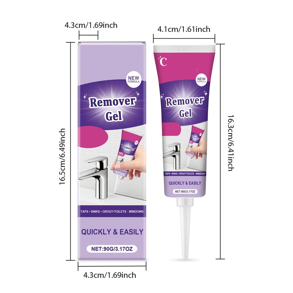 Mold Gel, Cleaning Gel, Deeply Penetrates All Surfaces, Mold Stains On Washing Machine, Bathroom And Wall Tiles