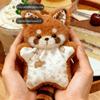 Emotional Support Bean Bag Material Kit Diy Soothing Towel Pendant Raccoon Plush Toy  Gift