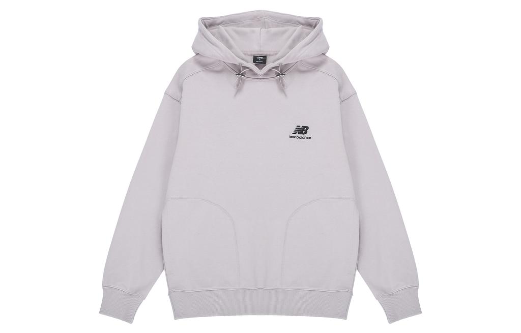 New Balance Толстовки Мужские Светло-лиловые С капюшоном Умеренные Обычные AMT23334-SOA