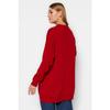 Красный вязаный свитер Tctaw24ak00048