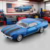 1/32 Chevrolet Camaro SS Supercar Металлическая Модель Автомобиля Со Звуком и Светом Инерционный Детский Игрушечный Коллекционный Подарок на День Рождения