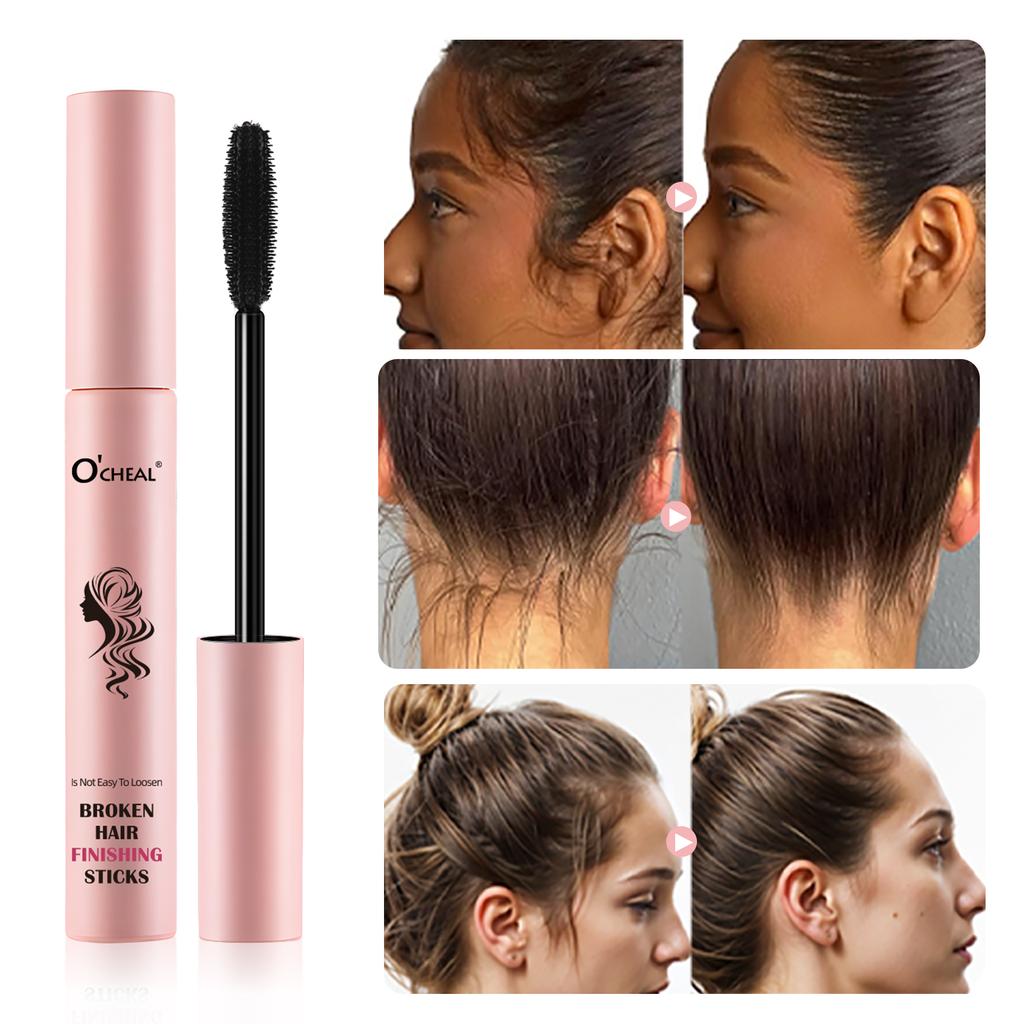 OCHEAL Broken Hair Artifact Finishing Hair Wax Stick Anti-fried Clean Hair Spray Fix Stick Wax Anti-frizz Cream Stick Travel-friendly