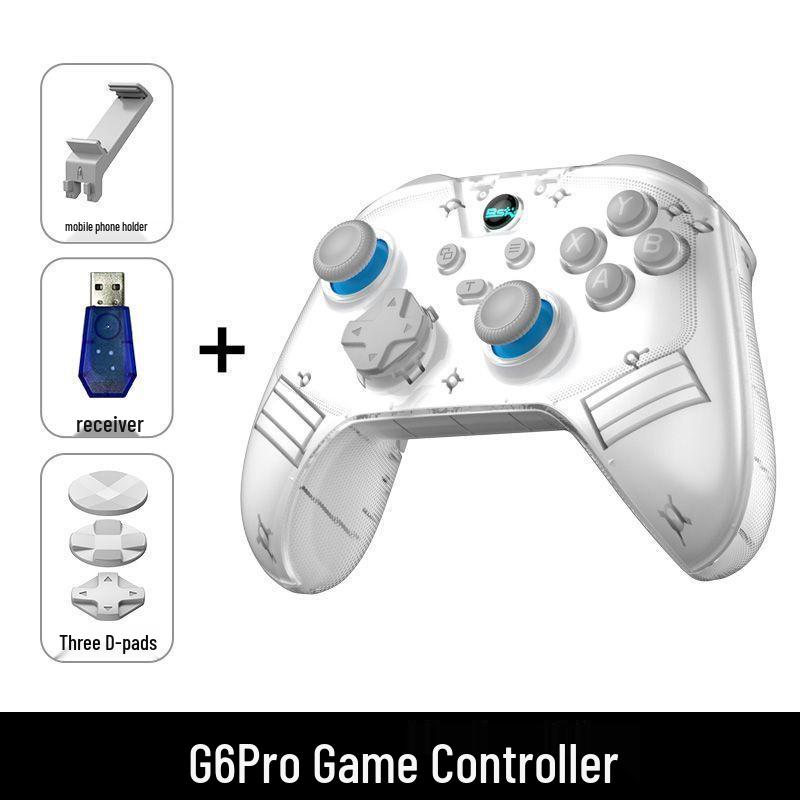 Игровой контроллер G6 Pro Esports с тремя режимами Bluetooth для ПК, Switch, iOS, мобильных устройств, планшетов и симулятора NS.