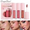 Liquid Blush Set Rouge Waterproof and SweatProof Lipstick BrighTening and ContOuring Tri-Color Nude Matte Lazy Man Blush Set