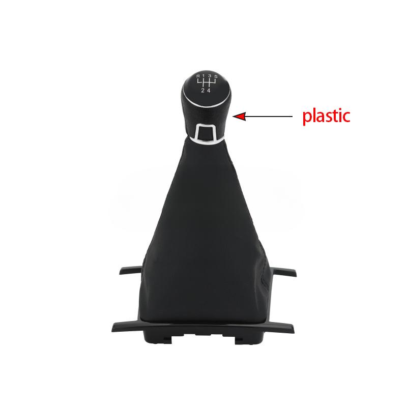 Новая черная ручка переключения передач для автомобиля MT 5/6 скоростей с чехлом из искусственной кожи для Volkswagen VW Amarok 2010-2024 Автомобильные аксессуары