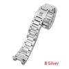 For TAG HEUER 300 Series Solid Stainless Steel Watch Strap WAY201A WAY211 ABA0927 Curved Steel WatchBand For Men 21.5mm 22mm
