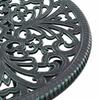 Garden Bistro Set 3 pcs Green Aluminum