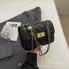 This year's popular diamond chain small bag women's 2025 new trendy temperament shoulder bag foreign style messenger small square bag