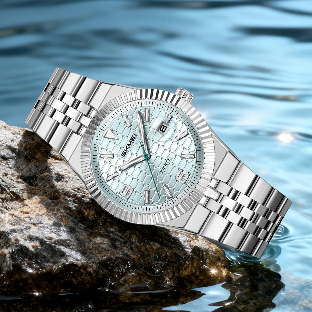 SKMEI Luxury Quartz Movement Watch For Men Women Business Wristwatches Fashion Design Waterproof Time Clock Watches Reloj Hombre