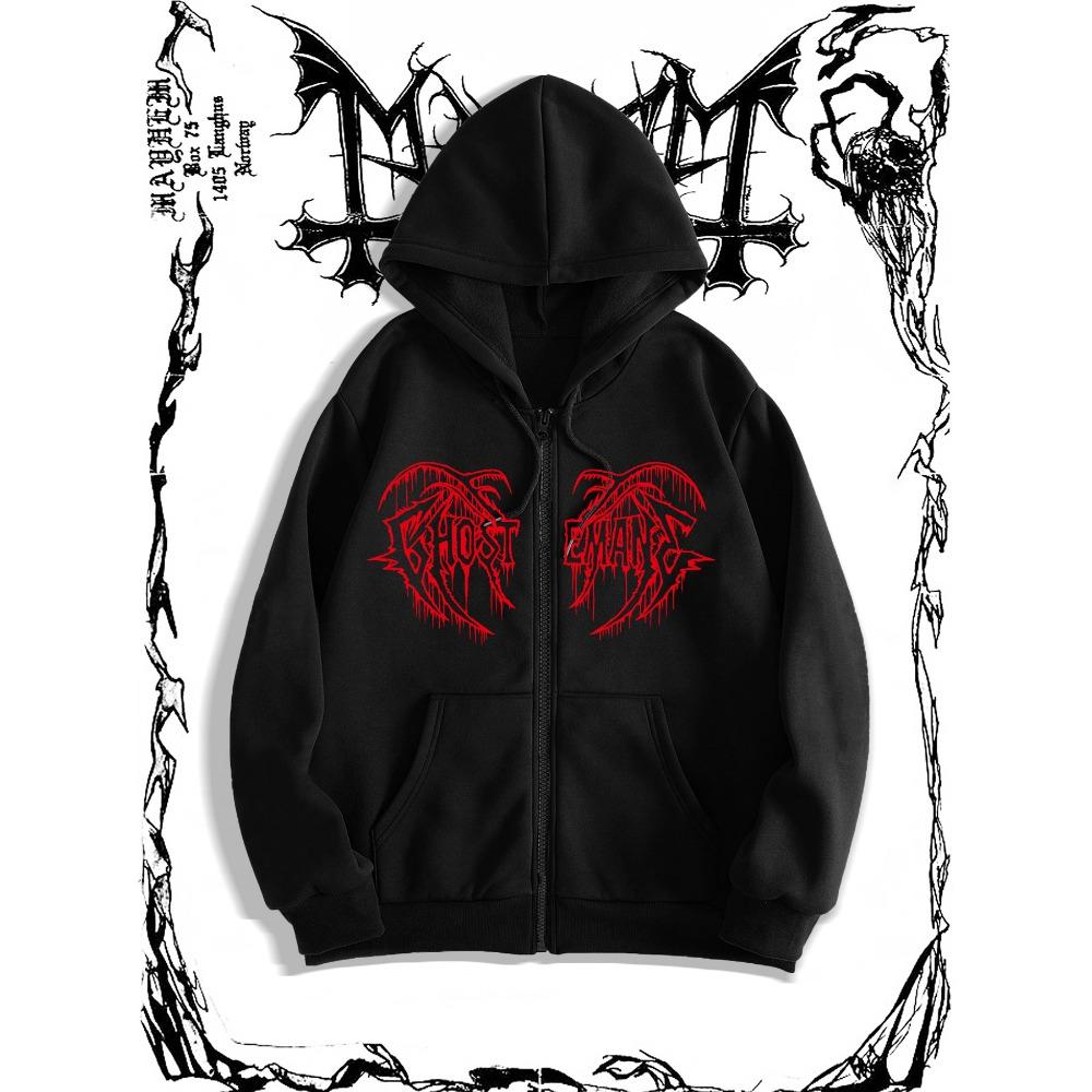 Heavy Duty Men's Hooded Sweatshirt, Fashionable Street Style Cardigan, Zipper Jacket