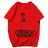 Мужская футболка Rapper QUEVEDO Модные Попсы Y2K Графические Аниме Унисекс Топы Футболки
