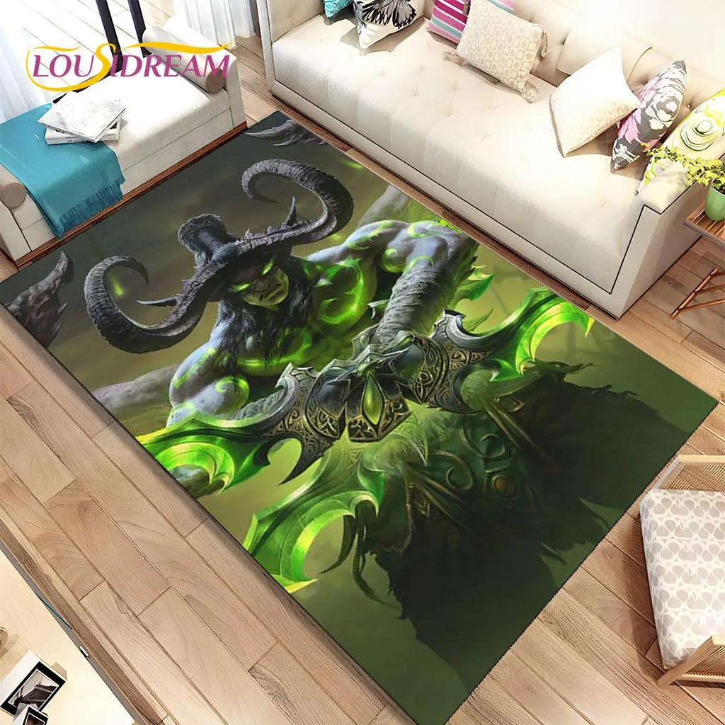 World of Warcraft, WOW, коврик для игрового геймера, коврик для гостиной, спальни, дивана, коврик для украшения, детский нескользящий напольный коврик 3D