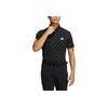 adidas Рубашка поло с коротким рукавом в горошек, мужская, черная HT6838