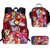 Kids Cartoon Backpack Set Elementary School Students With Lunch Bag Pencil Case - Lightweight Ergonomic Oxford Fabric