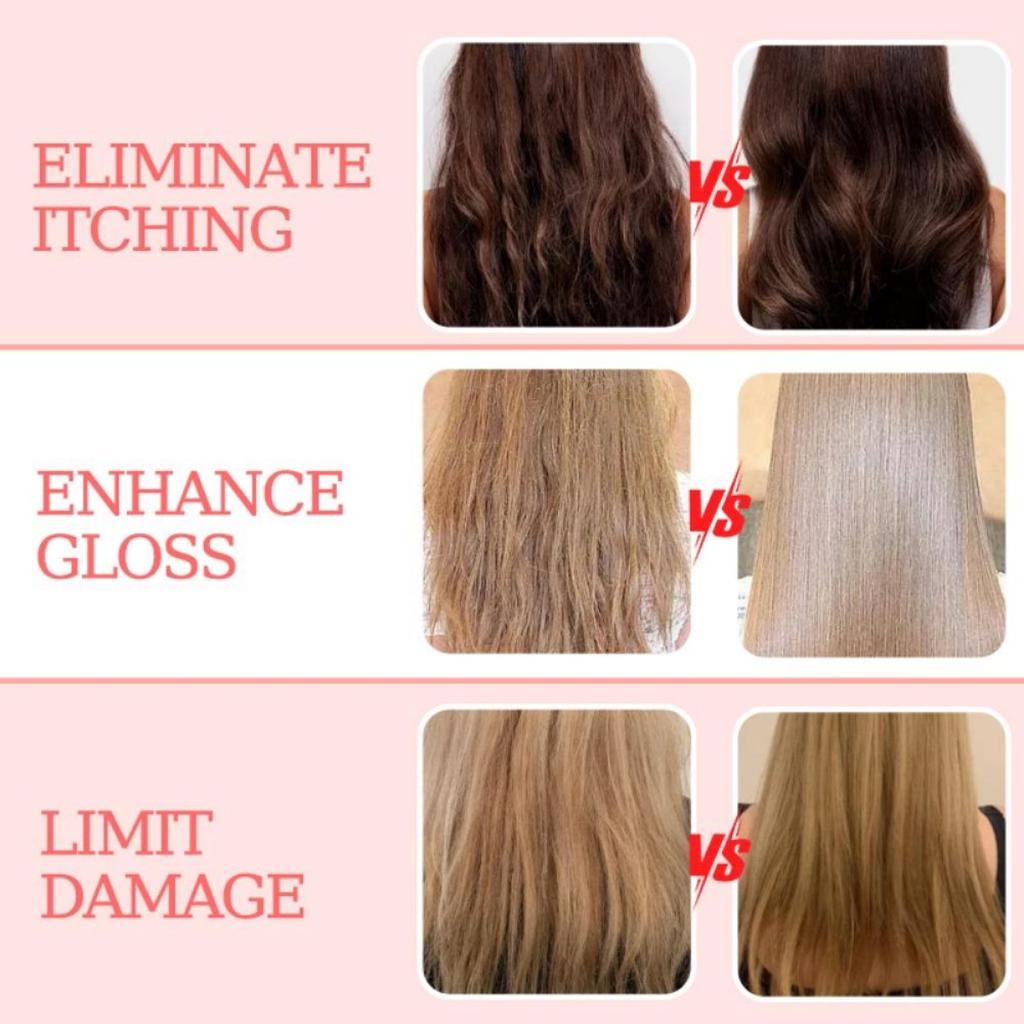 2 Bottles Hair Essential Oil Capsules. Leave-In Hair Conditioner, Hair Oil, Nourishing and Moisturizing Hair, Capsule Conditioner