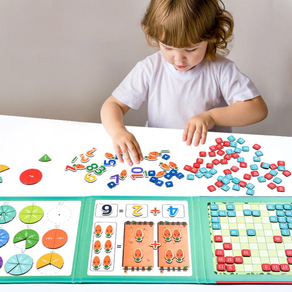 Магнитные радужная дробь плитки круги магнитная дробь обучающая математическая игрушка Великобритания