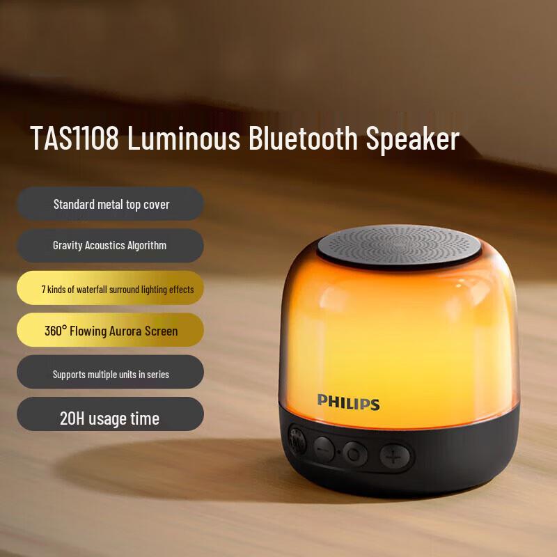 Philips S1108 Portable LED Bluetooth Speaker