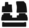 БАЗОВЫЕ черные велюровые коврики для: Toyota ProAce City Verso 7-местный (2018-)