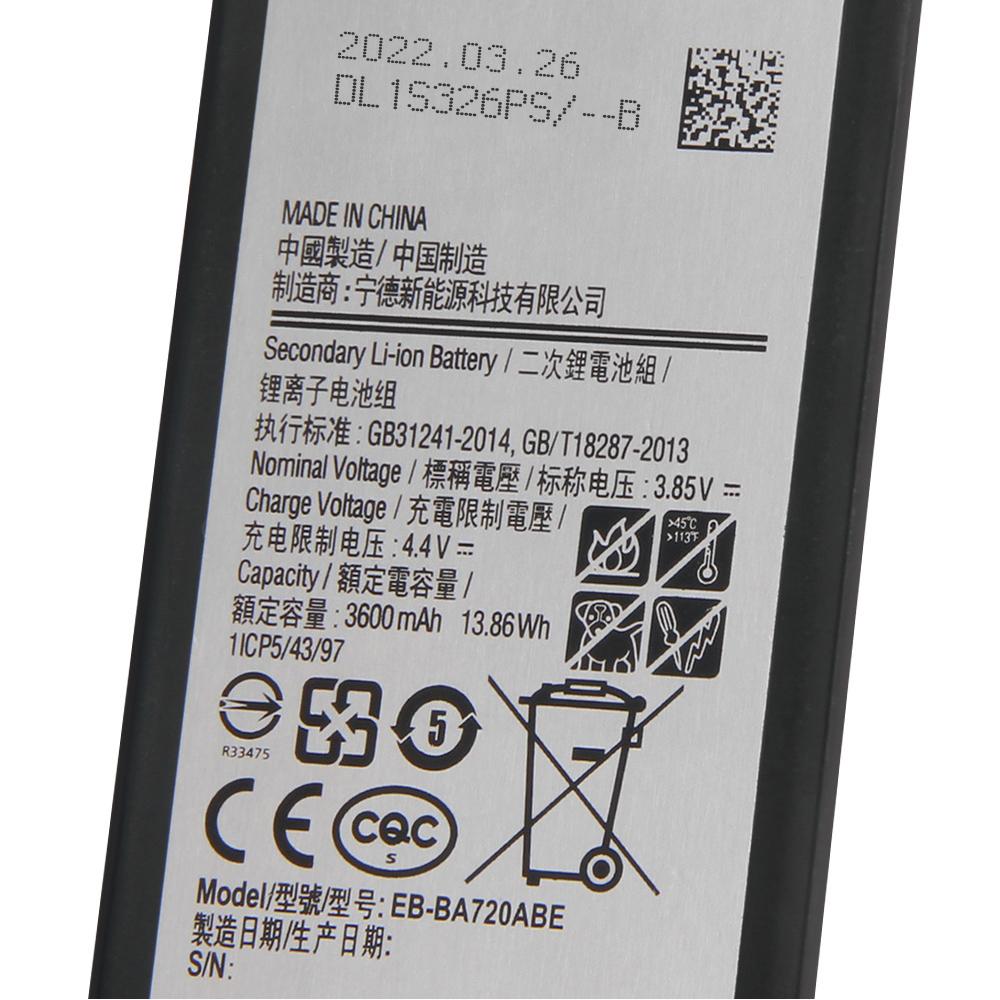 Original Replacement Battery EB-BA720ABE For Samsung GALAXY A7 2017 Version A720 SM-A720 3600mAh