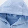 Стильная женская кофта-кардиган на молнии с капюшоном для осени и зимы