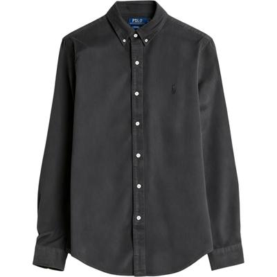 Polo Вышитая вельветовая рубашка с длинным рукавом для мужчин MNPOWOV16822011-020
