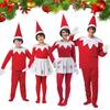 Soft And Breathable Cotton Elf On The Shelf Costume For Halloween